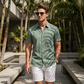 🏖️Summer Hot Sale 50% OFF!👔Men's Casual Short Sleeve Linen Blend Shirt - Stretchable, Breathable & Lightweight for Summer