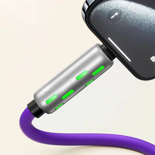 ⚡💥 -50% TANIEJ! Kabel 4 w 1 z efektownym RGB – do telefonu, tabletu, słuchawek i powerbanku! 🔌📱 Szybkie ładowanie, solidna konstrukcja, oświetlenie które przyciąga wzrok! 🌟 Kupujesz 1 – zyskujesz 4 kable w jednym! 🎁