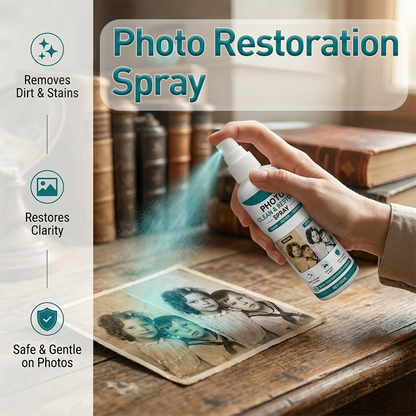 🎁 1+1 GRATIS! 🧽 Profesjonalny spray do czyszczenia i odnawiania zdjęć – usuwa kurz, przywraca blask i zabezpiecza przed blaknięciem! 📸✨ Tylko teraz – płacisz za 1, dostajesz 2! 🛒🔥