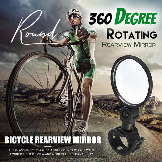Lusterko rowerowe z regulacją w zakresie 360° – łatwy montaż i wyraźny widok z tyłu