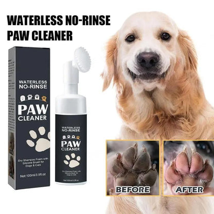 Portable No-rinse Pet Paw Foam Cleaner