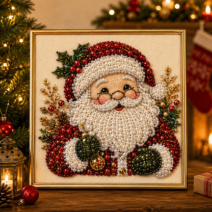 🎄 50% ZNIŻKI – Zestaw do malowania diamentowego na Boże Narodzenie – 5 klasycznych motywów – relaksujące rękodzieło – kompletny zestaw z ramką – idealny prezent świąteczny